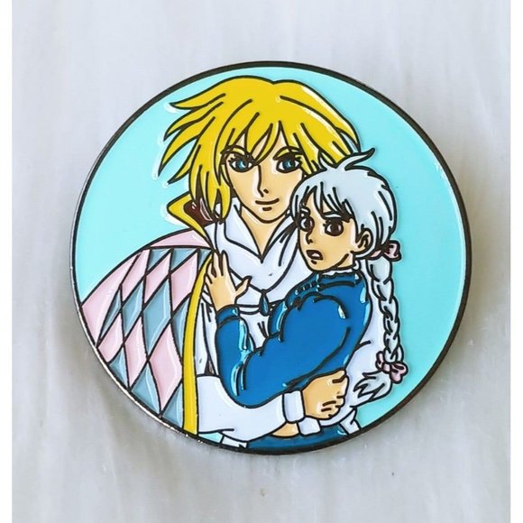 3/$20 Howl & Sophie Moving Castle Enamel Pin - Picture 1 of 4